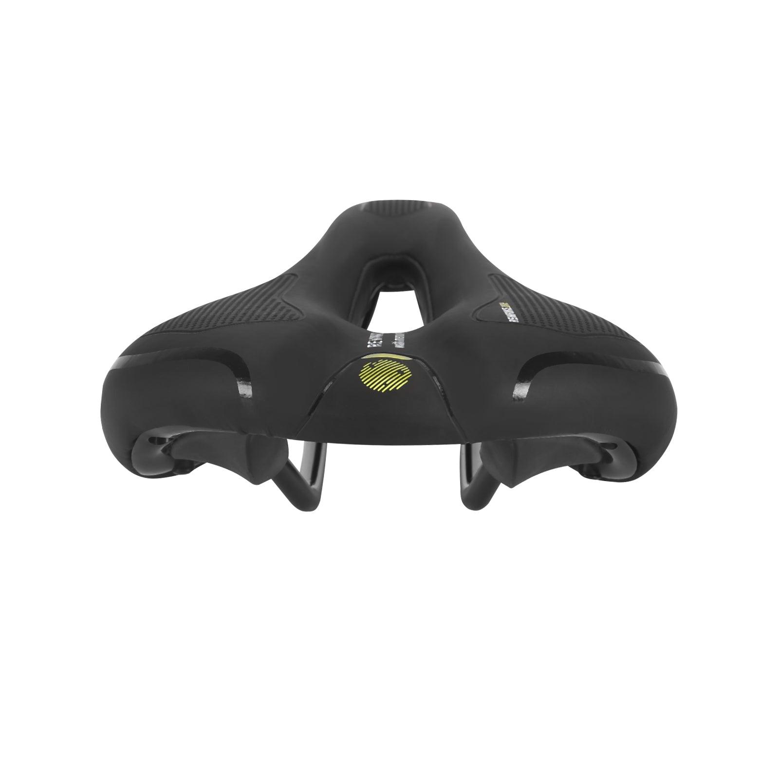 Hollow Comfort Bicycle Saddle Breathable Seat Cushion Shockproof Waterproof Ergonomics Road Bike Saddle Waterproof Replacement Bicycle Seats Comfortable Memory Foam Bikes Saddle Universal Fit For Bikes Road Bikes