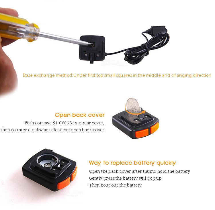 Bike Speed Meter Digital Bike Computer Multifunction Waterproof Sports Sensors Bicycle Computer Speedometer Waterproof 4 Line Display Odometer Cycling Multi Function Design