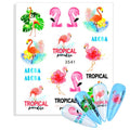 Water Decals Nail Tattoo Wolf Animal 3D Embossed Nail Sticker Flower Adhesive Manicure Slider Nail Art Tips Curve Graffiti Nail Design for Acrylic Nail Supplies Designer Nail Decorations for Women Girls Kids 3D Nail Art Stickers Decals