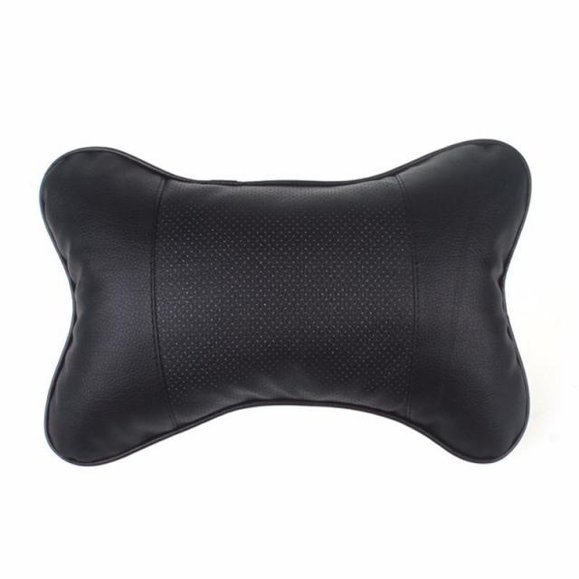 1pcs Universal Car Neck Pillows PVC Leather Breathable Mesh Auto Car Neck Rest Headrest Cushion  Headrest Pillow Pillow Neck Pillows Both Side Pu Leather Pack Headrest Fit for Most Cars Filled Fiber Universal Car Pillow Car Interior Accessories