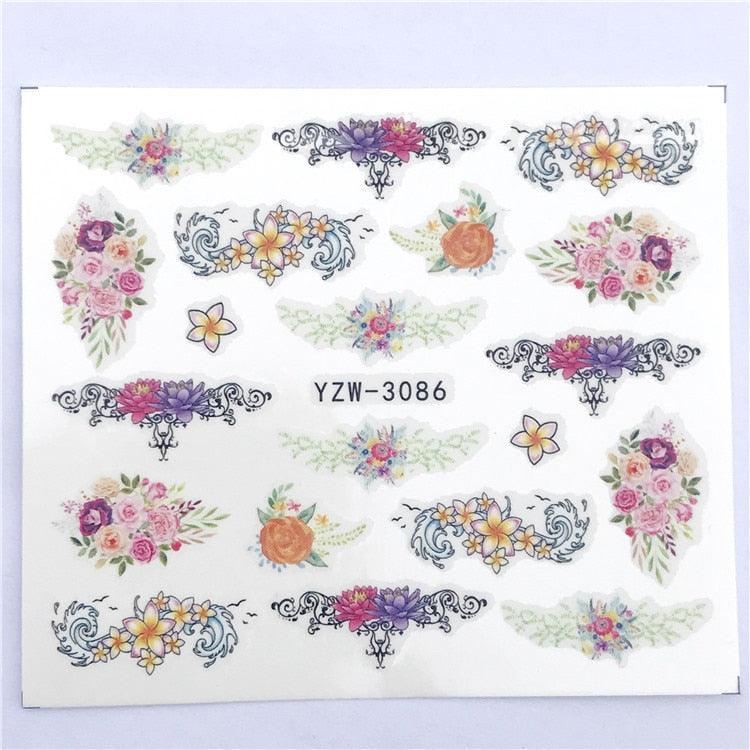 Fox Wolf Animal 3D Embossed Nail Sticker Flower Adhesive Manicure Slider Nail Art Tips Decorations Decals Manicure Design Golden Firework Star Accessories Heart Nail Art Stickers Glitter Decals Love Nail Sequins Laser Heart Nail