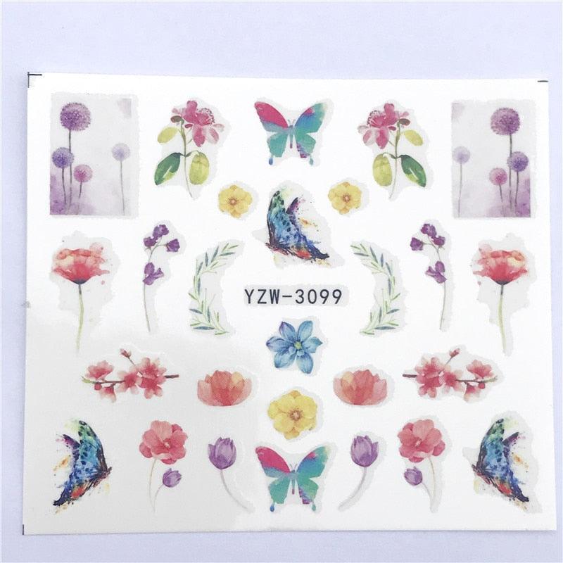 Fox Wolf Animal 3D Embossed Nail Sticker Flower Adhesive Manicure Slider Nail Art Tips Decorations Decals Manicure Design Golden Firework Star Accessories Heart Nail Art Stickers Glitter Decals Love Nail Sequins Laser Heart Nail