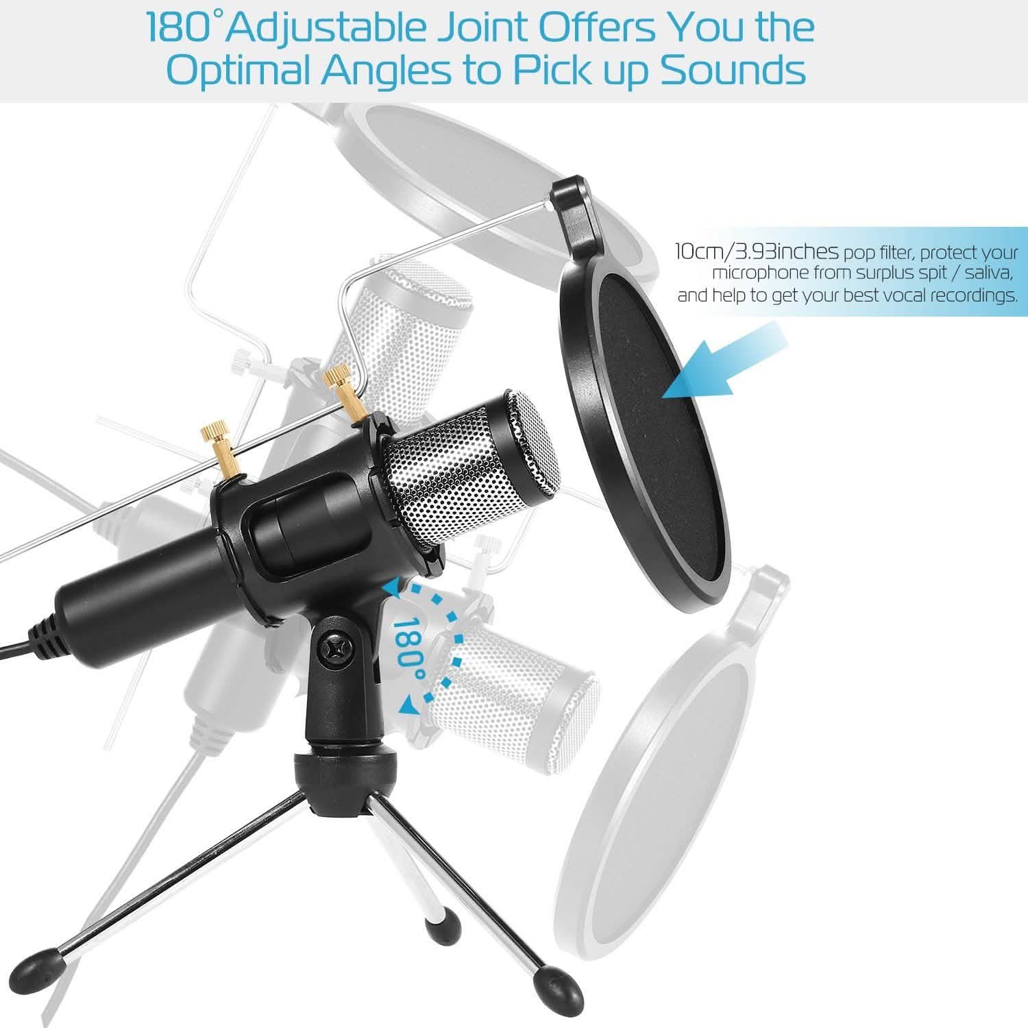 Professional Condenser Studio Recording Microphone