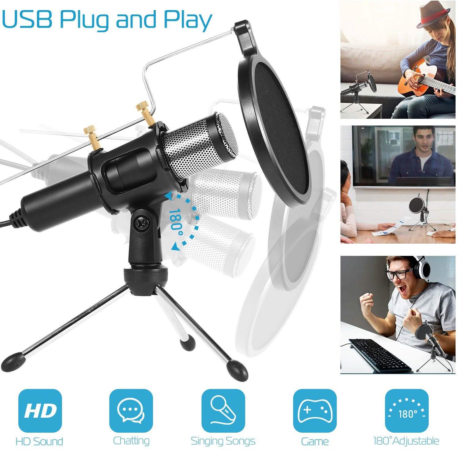 Professional Condenser Studio Recording Microphone