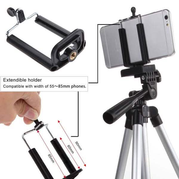 Professional Folding Camera Tripod Stand Holder for CellPhone