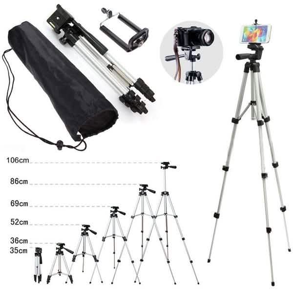 Professional Folding Camera Tripod Stand Holder for CellPhone