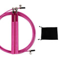 Professional Jump Rope Speed Skipping For Fitness Workout Training Flexible Jump Ropes For Fitness Quite Skipping Rope With Bearing Aluminum Alloy Handle And Carrying Bag