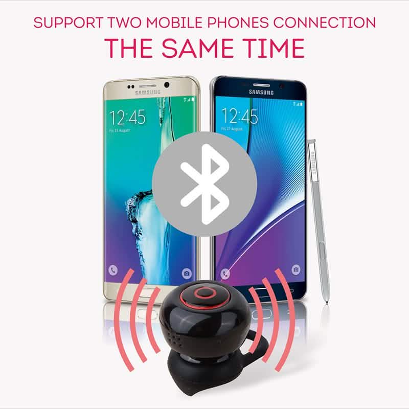 Professional Mini Earpiece with Hands-free Calling and Microphone