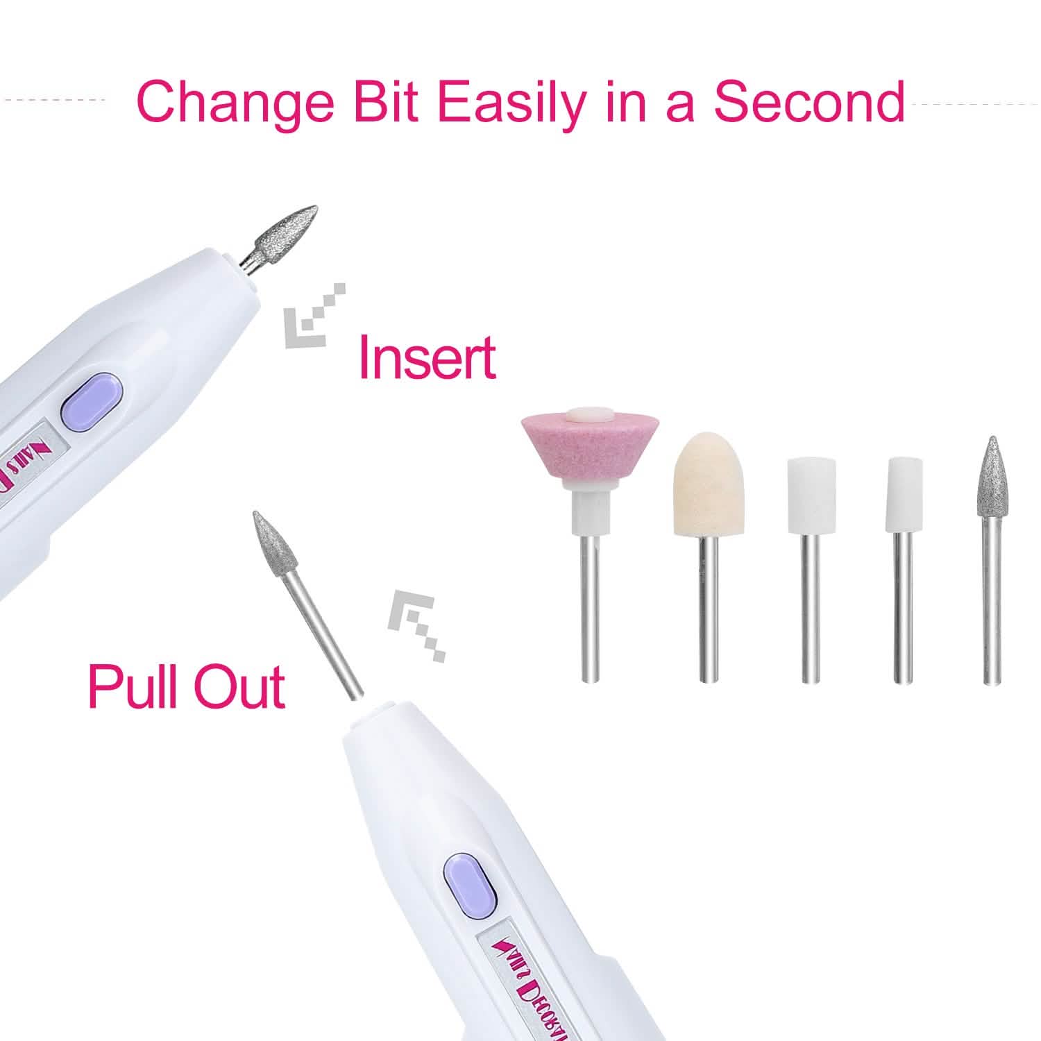Professional Nail Drill File Manicure Pedicure Set