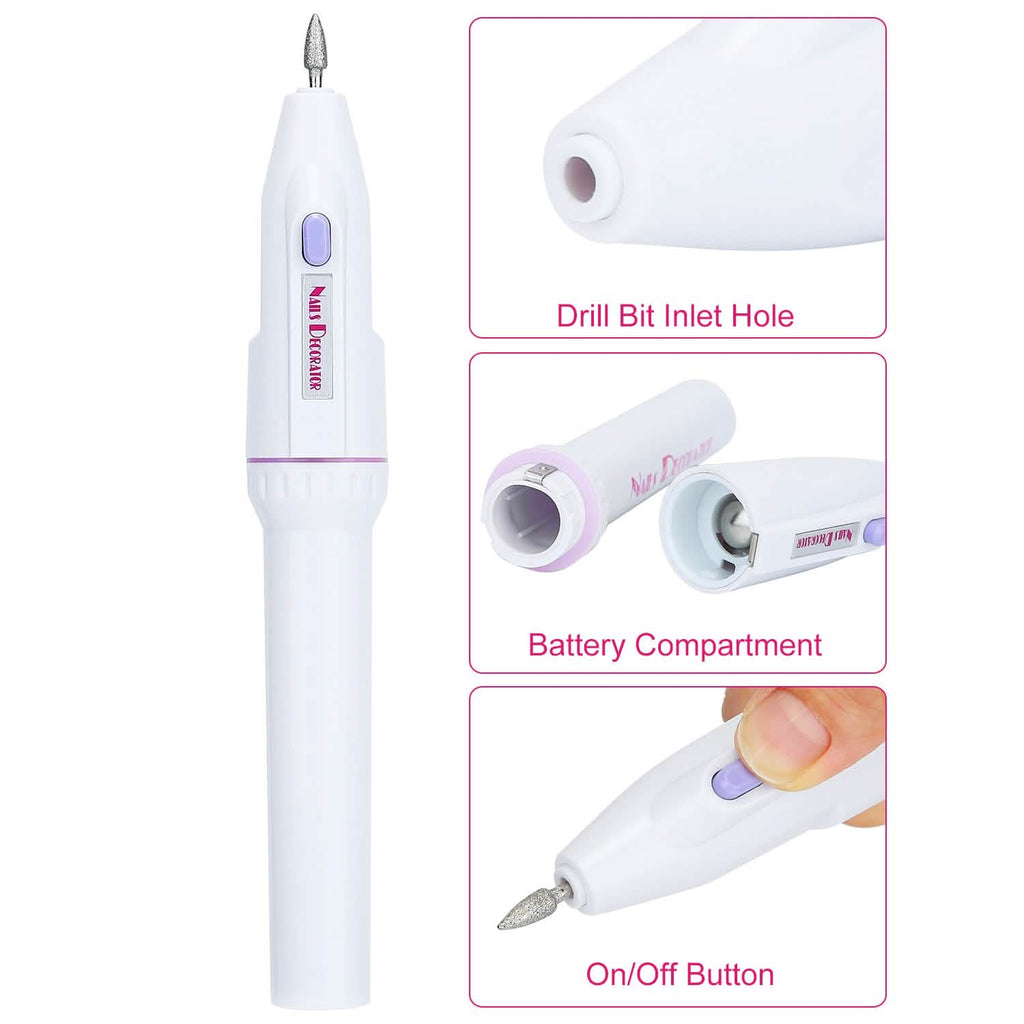 Professional Nail Drill File Manicure Pedicure Set