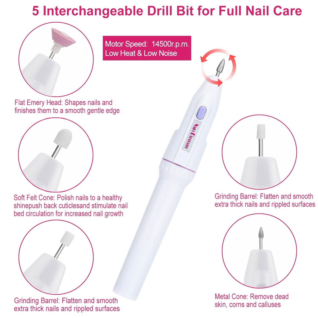 Professional Nail Drill File Manicure Pedicure Set
