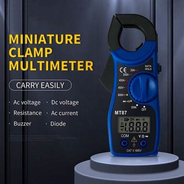 Professional Tool Portable LCD Digital Clamp Multimeter