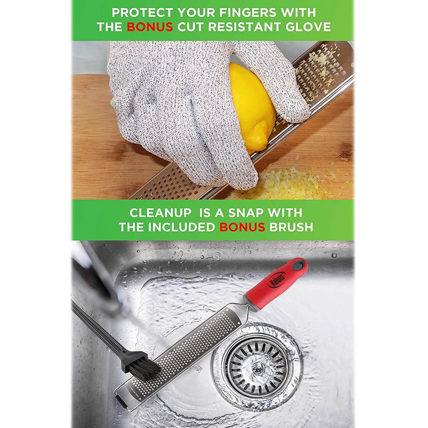 Professional Zester Cheese Grater with Handle