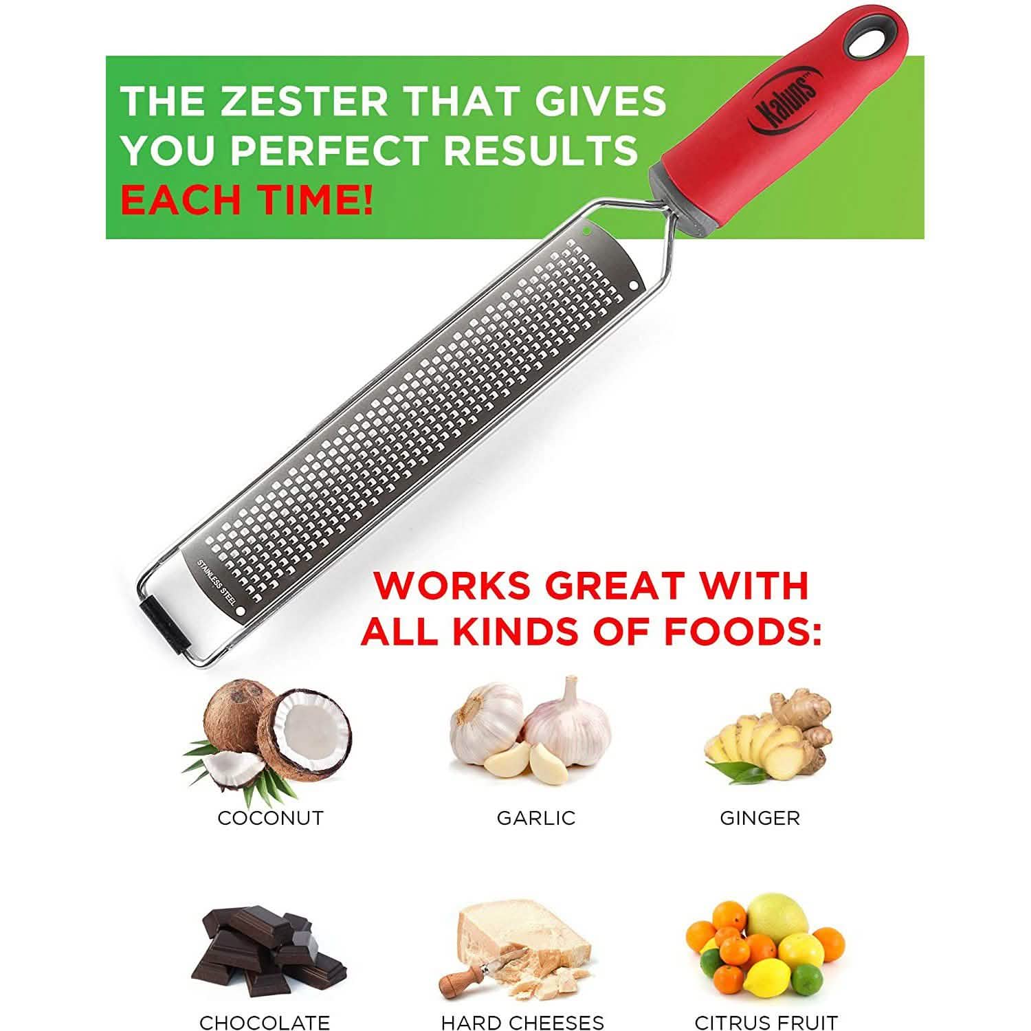 Professional Zester Cheese Grater with Handle