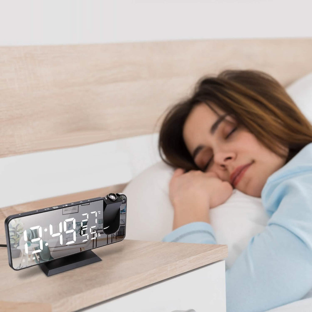 Projection Alarm Clock with Radio Function