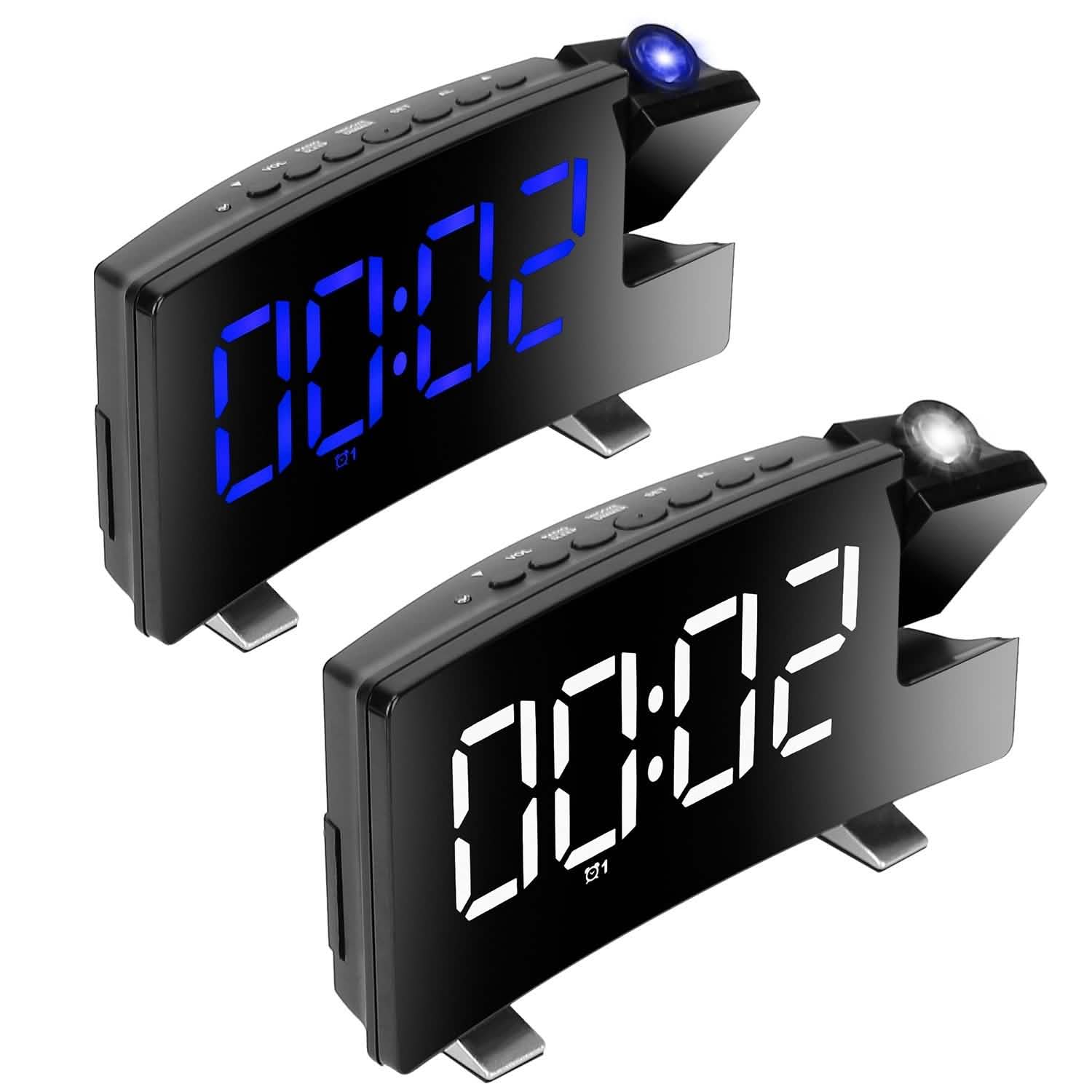 Projection Alarm Clock with Radio