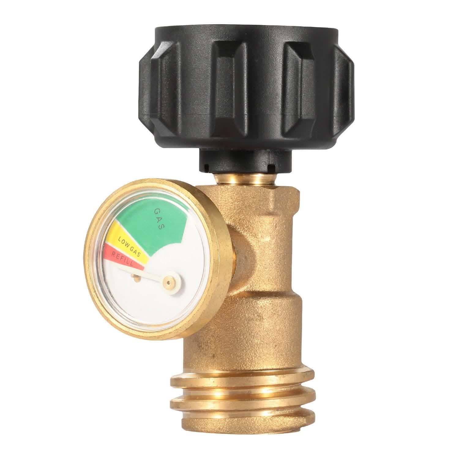 Propane Tank Refill Adapter Gas Level Indicator Meter