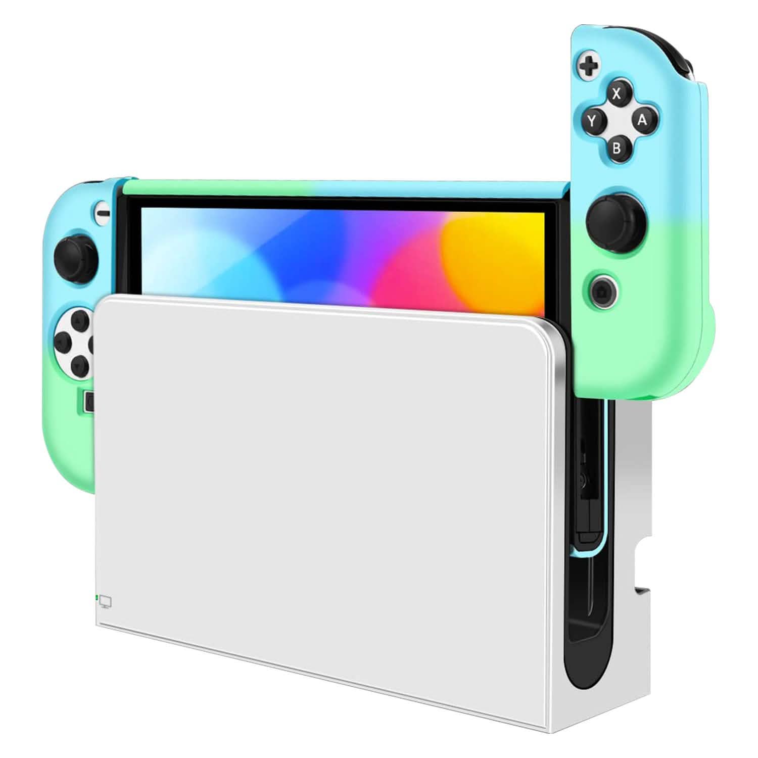 Protective Shell Cover Hard Dockable Case Fit for Nintendo Switch OLED