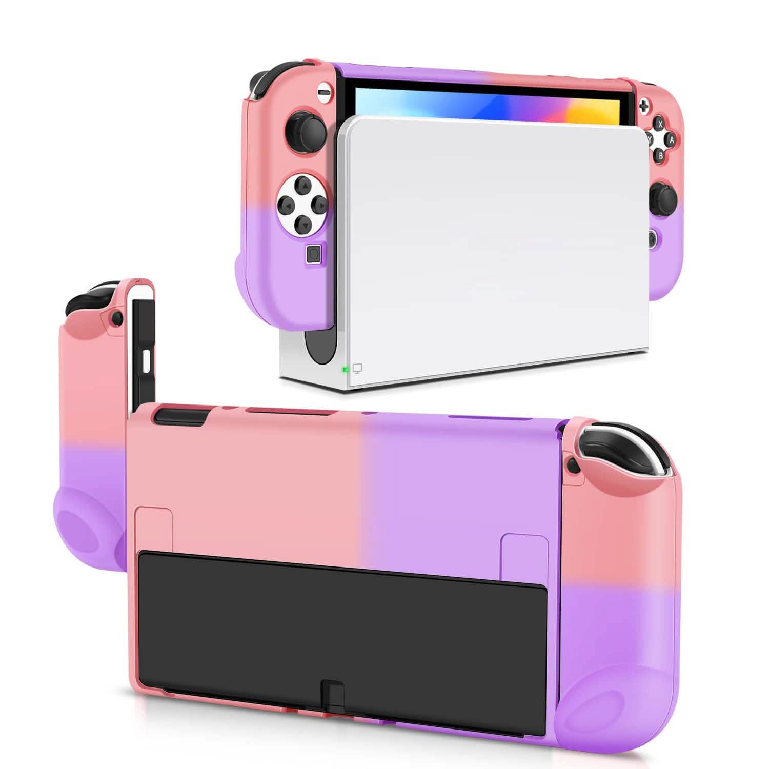 Protective Shell Cover Hard Dockable Case Fit for Nintendo Switch OLED