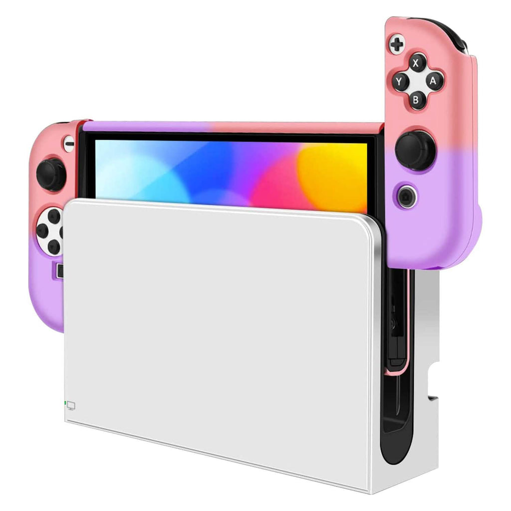Protective Shell Cover Hard Dockable Case Fit for Nintendo Switch OLED