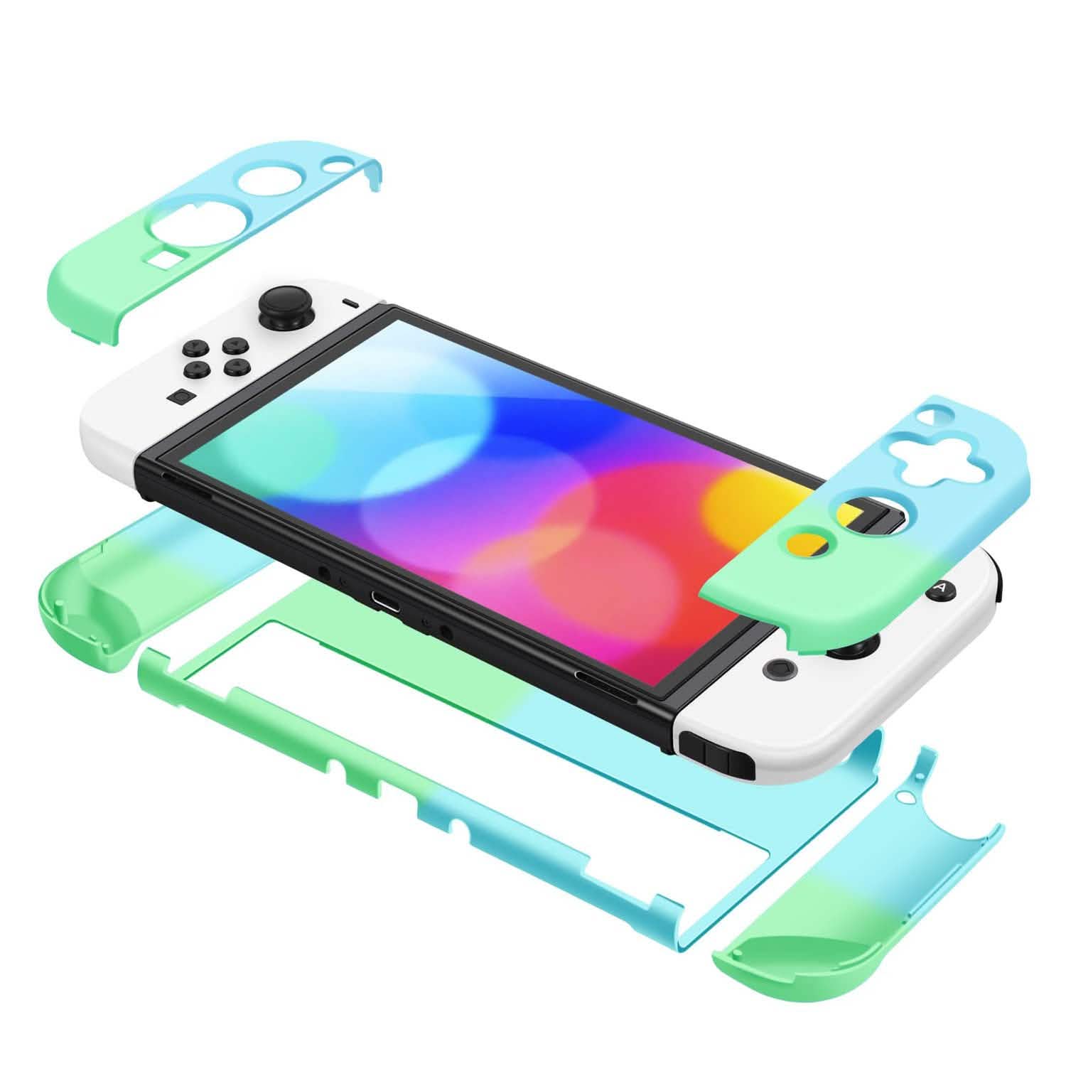 Protective Shell Cover Hard Dockable Case Fit for Nintendo Switch OLED
