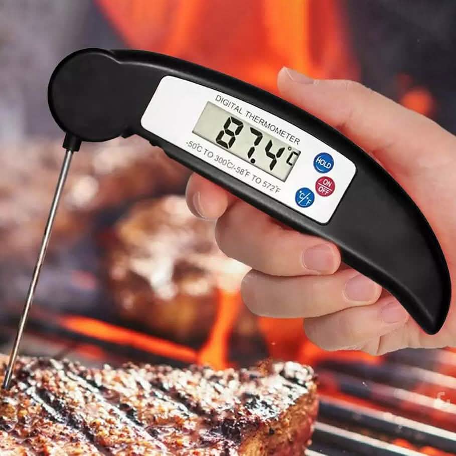 ProThermo Instant-Read Stainless Steel Digital Meat and Poultry Thermometer