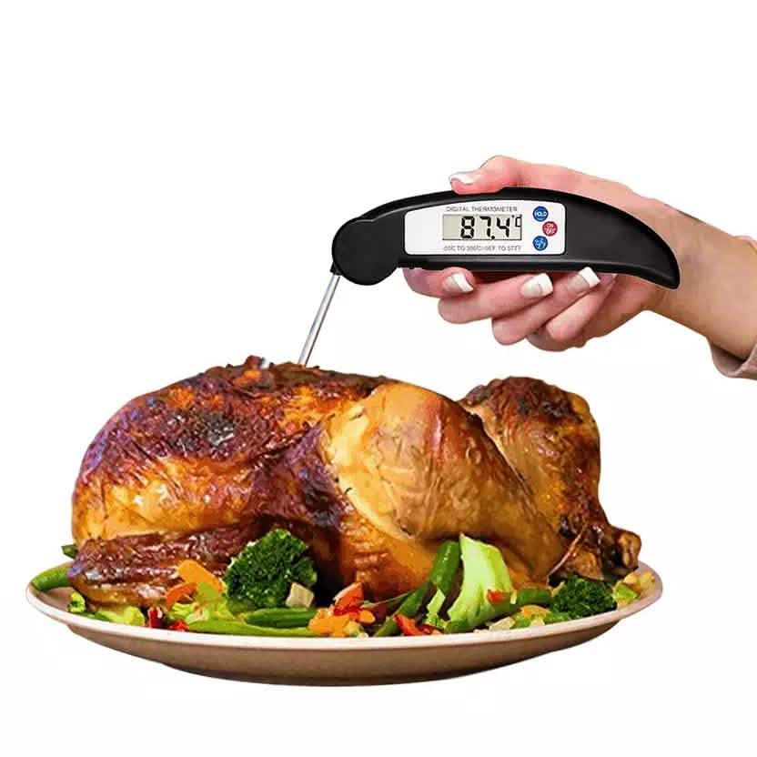 ProThermo Instant-Read Stainless Steel Digital Meat and Poultry Thermometer