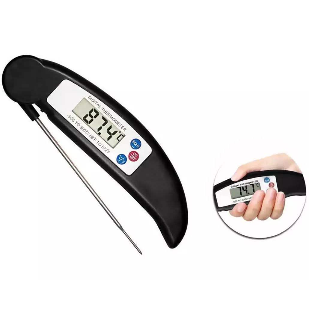 ProThermo Instant-Read Stainless Steel Digital Meat and Poultry Thermometer
