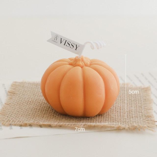 Pumpkin Candle Creative Handmade Aromatherapy Candle Pumpkin Candle Fall Candle Gift Set For Women Aromatherapy Candle Gift For Halloween Decorations Candle Photo Home Restaurant Hotel Decoration