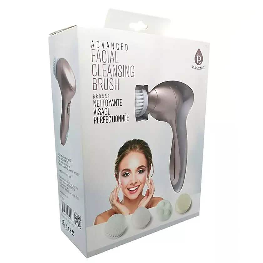 Pursonic 4-in-1 Premium Facial Cleansing Brush and Massager Combo Kit