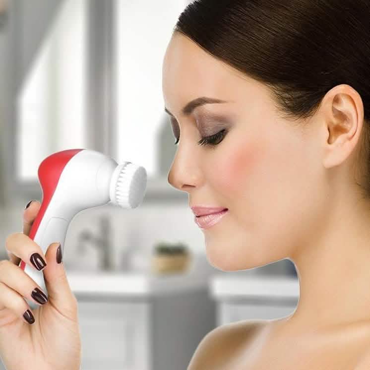 Pursonic 5-in-1 Facial Cleansing Brush and Massager
