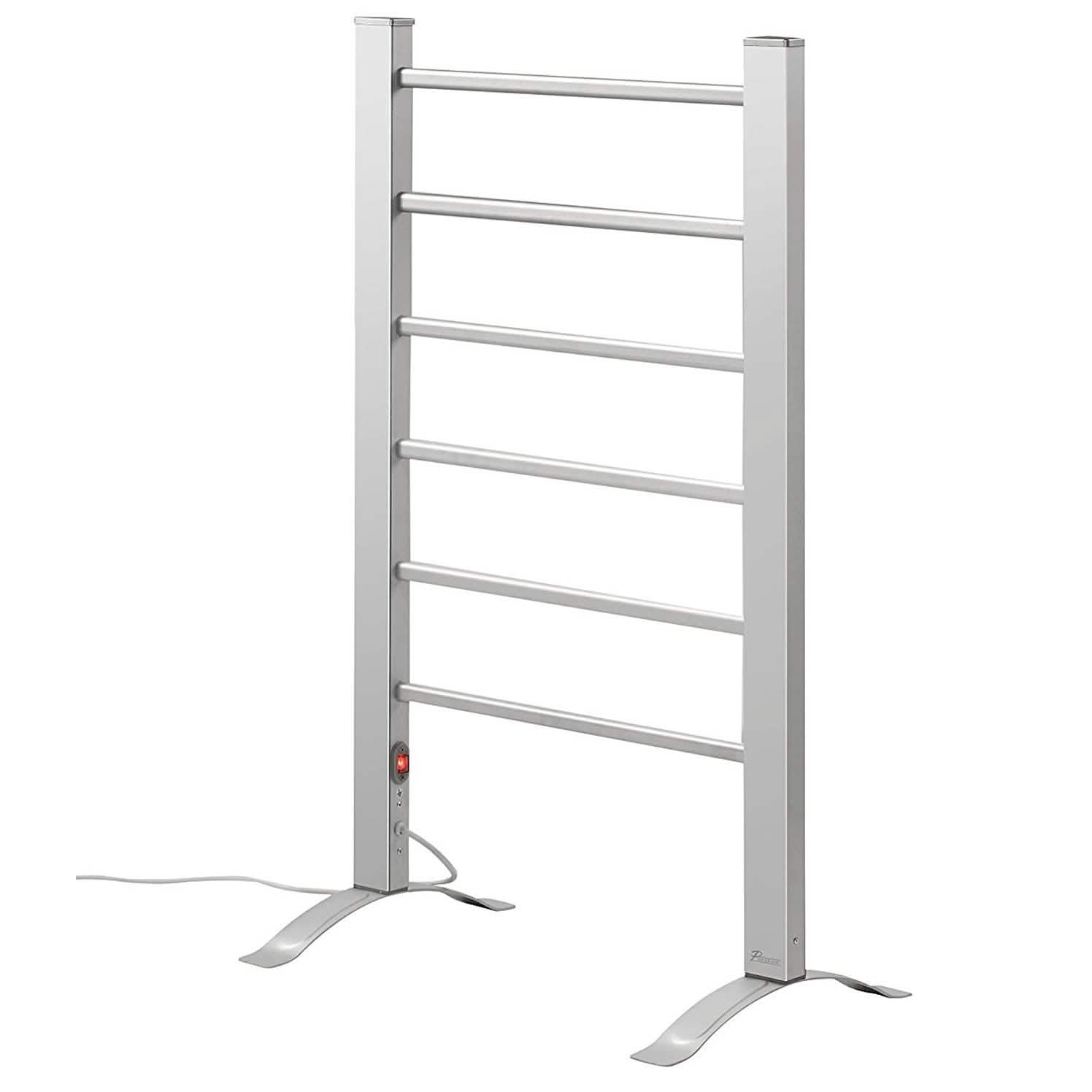 Pursonic 6-Bar Freestanding or Wall Mountable Electric Towel Warmer