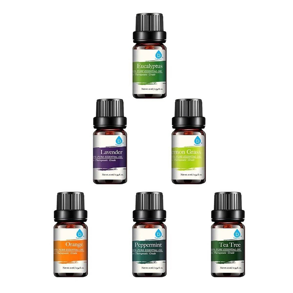 Pursonic Aroma Diffuser with Remote and 6-Pack Aromatherapy Oils