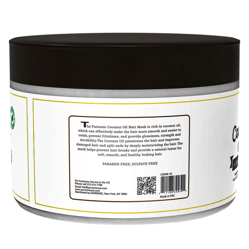Pursonic Coconut Oil Hair Mask 10 oz