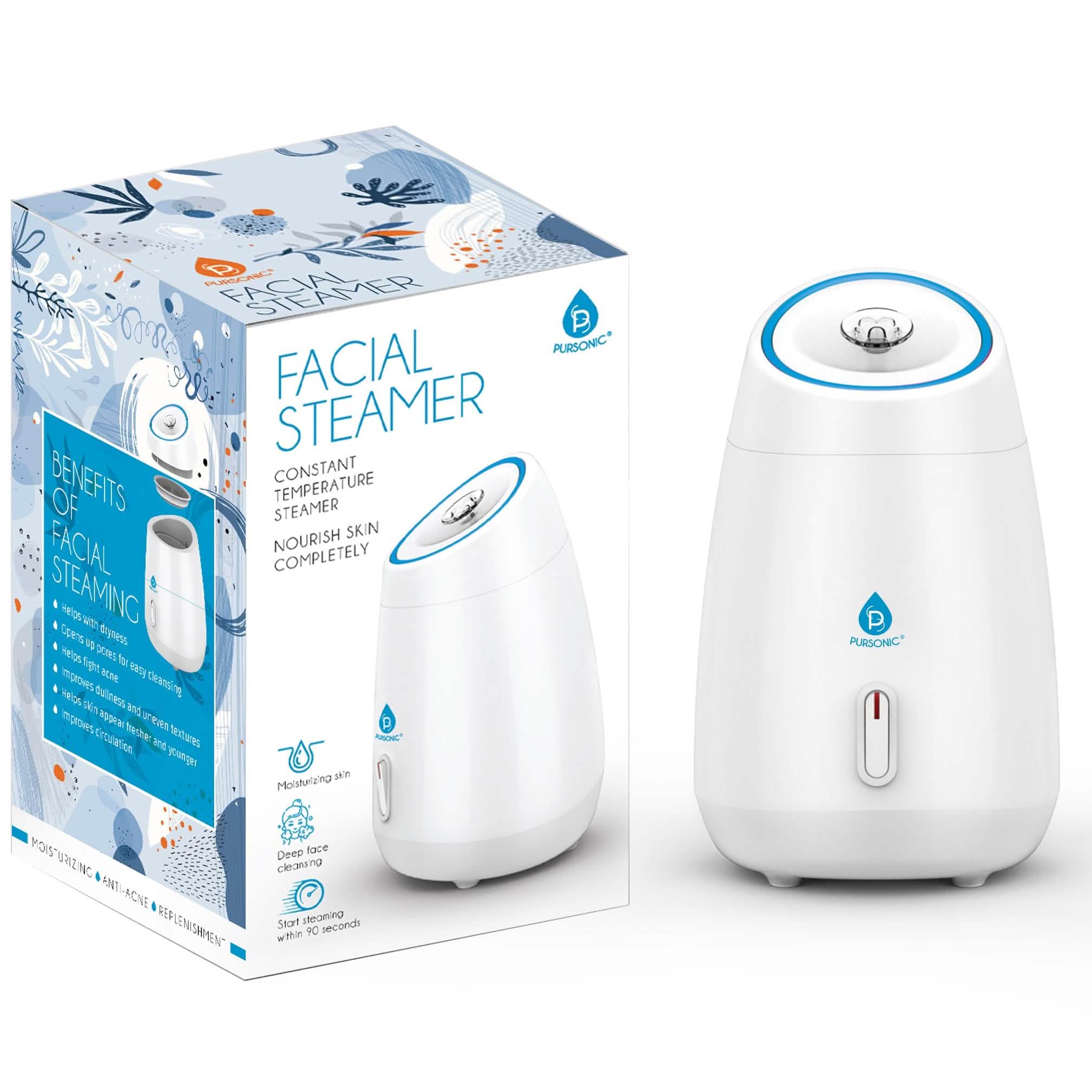 Pursonic Facial Steamer Hot Mist Moisturizing Spa