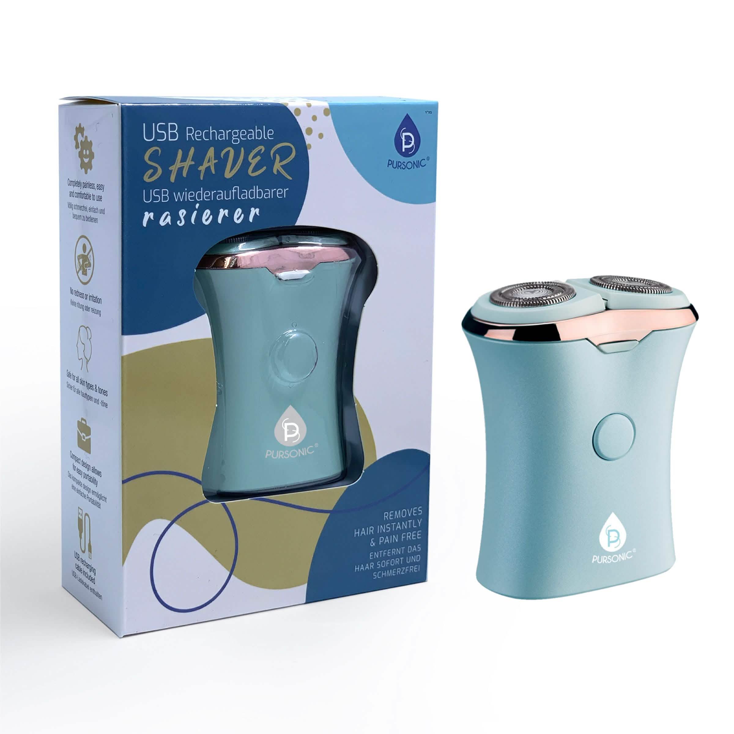 Pursonic Ladies' USB Rechargeable Shaver