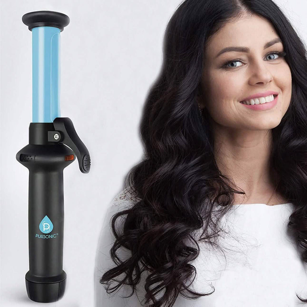 Pursonic Portable Cordless Rechargeable USB Curling Iron