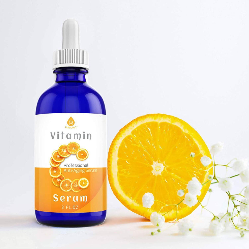 Pursonic Vitamin C Best Organic Anti-Aging Moisturizer Serum