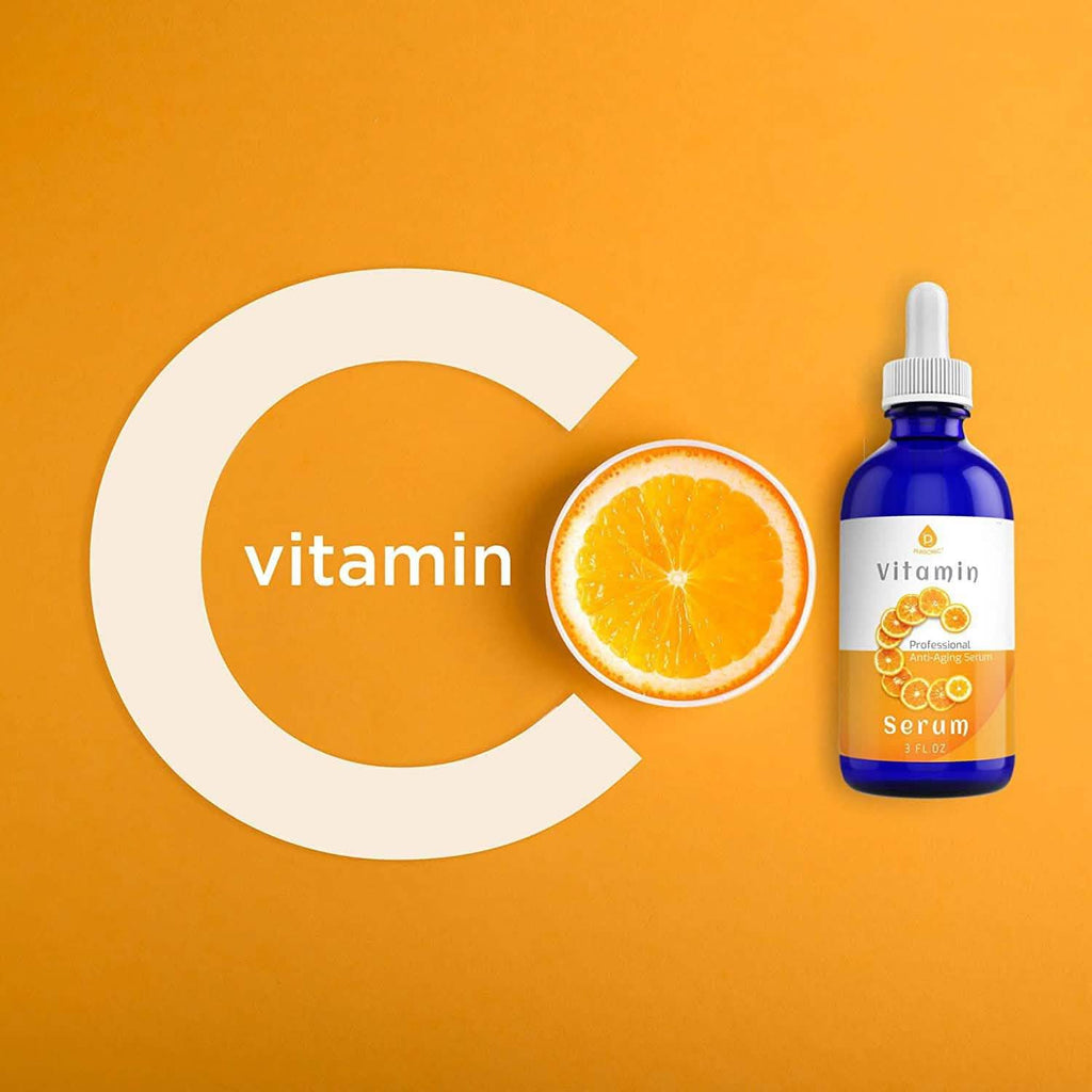 Pursonic Vitamin C Best Organic Anti-Aging Moisturizer Serum