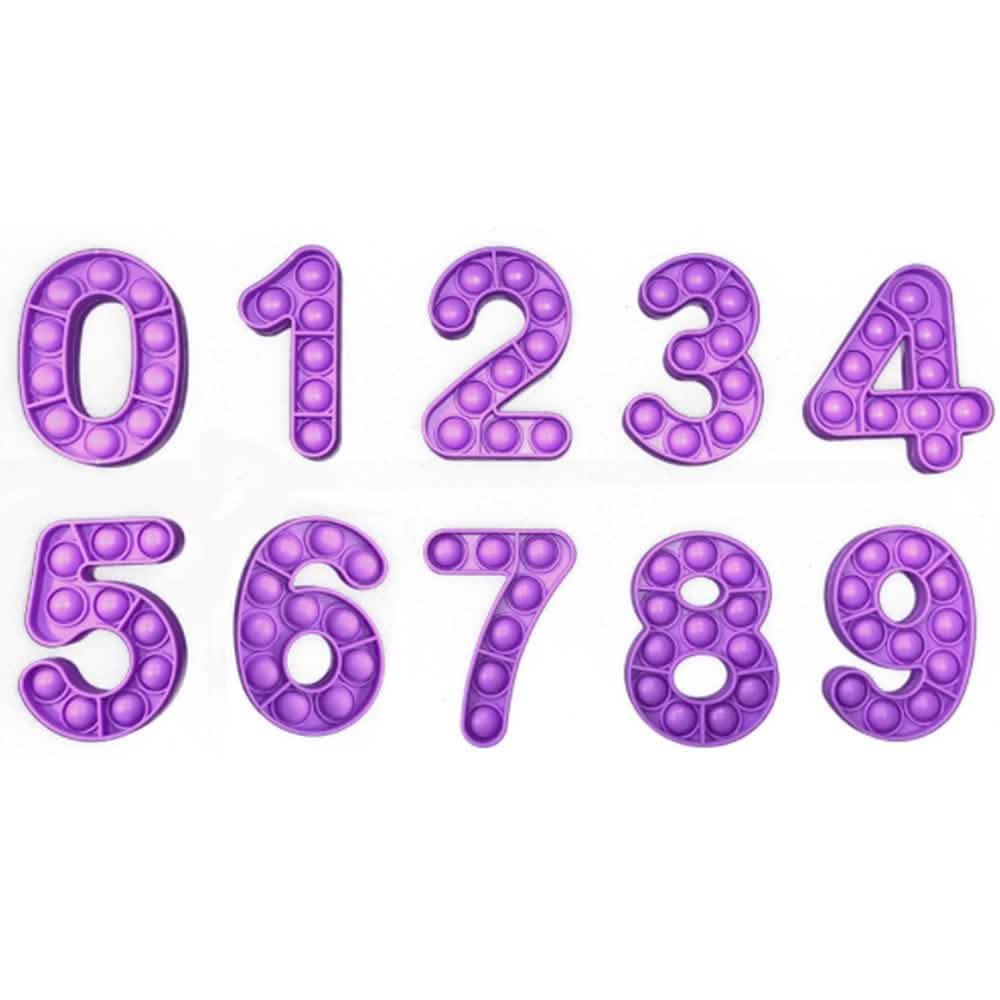 Push Pop Anti-Stress Numbers