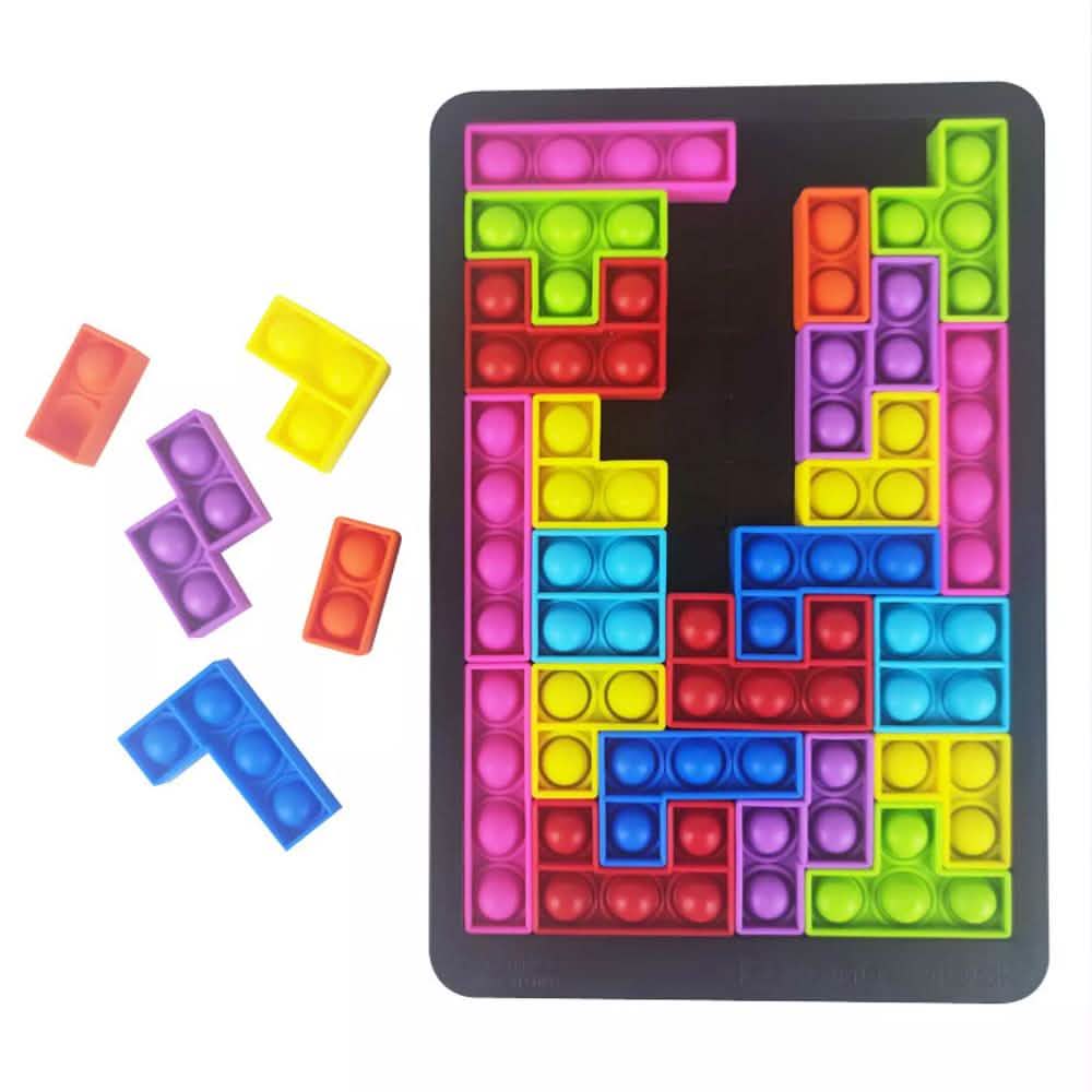 Push POP Anti-Stress Tetris Game