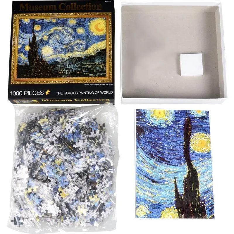 puzzles 1000 pieces Assembling picture Landscape puzzles toys for adults games educational Montessori Toys