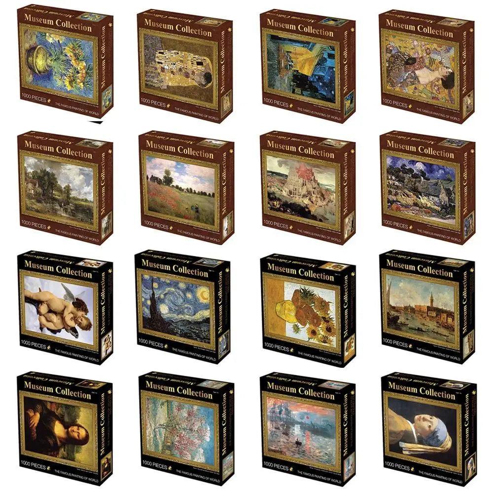 puzzles 1000 pieces Assembling picture Landscape puzzles toys for adults games educational Montessori Toys
