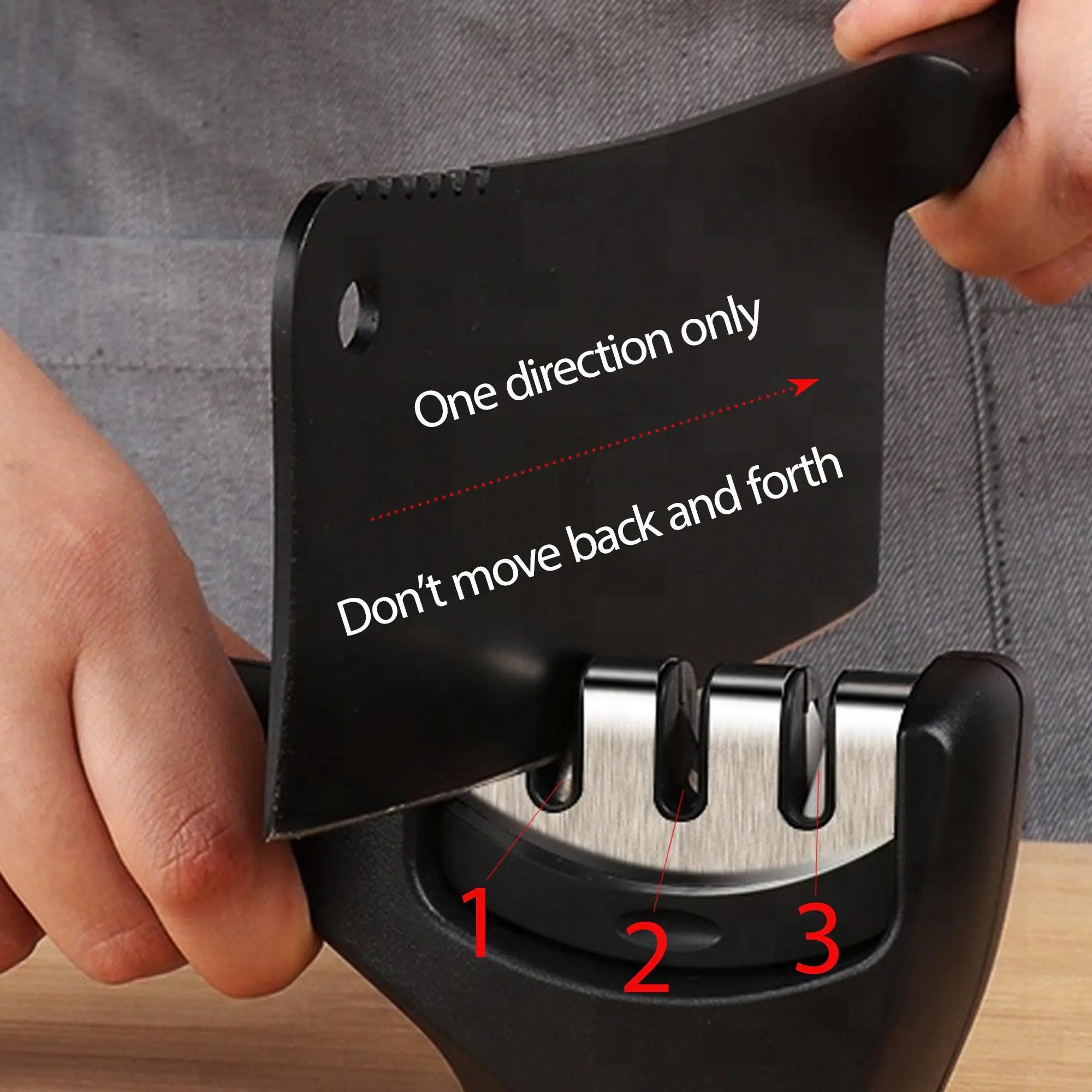 Knife Sharpener Professional Kitchen Blade Sharpening Tool Handheld System