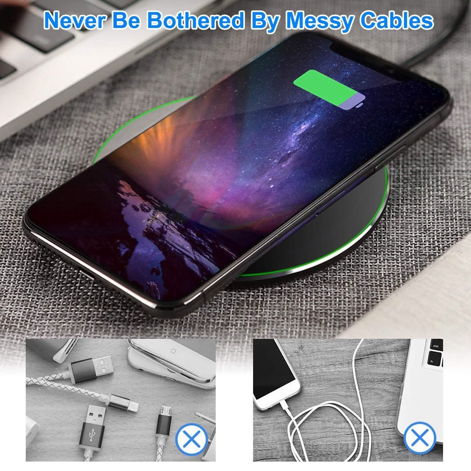 Qi Fast Wireless Charger 10W Charging Pads