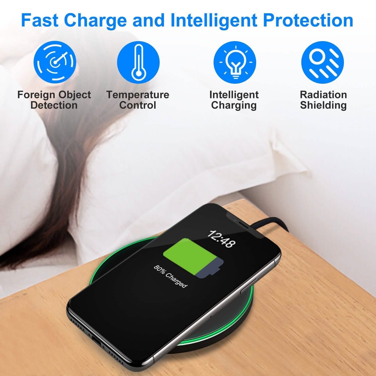 Qi Fast Wireless Charger 10W Charging Pads