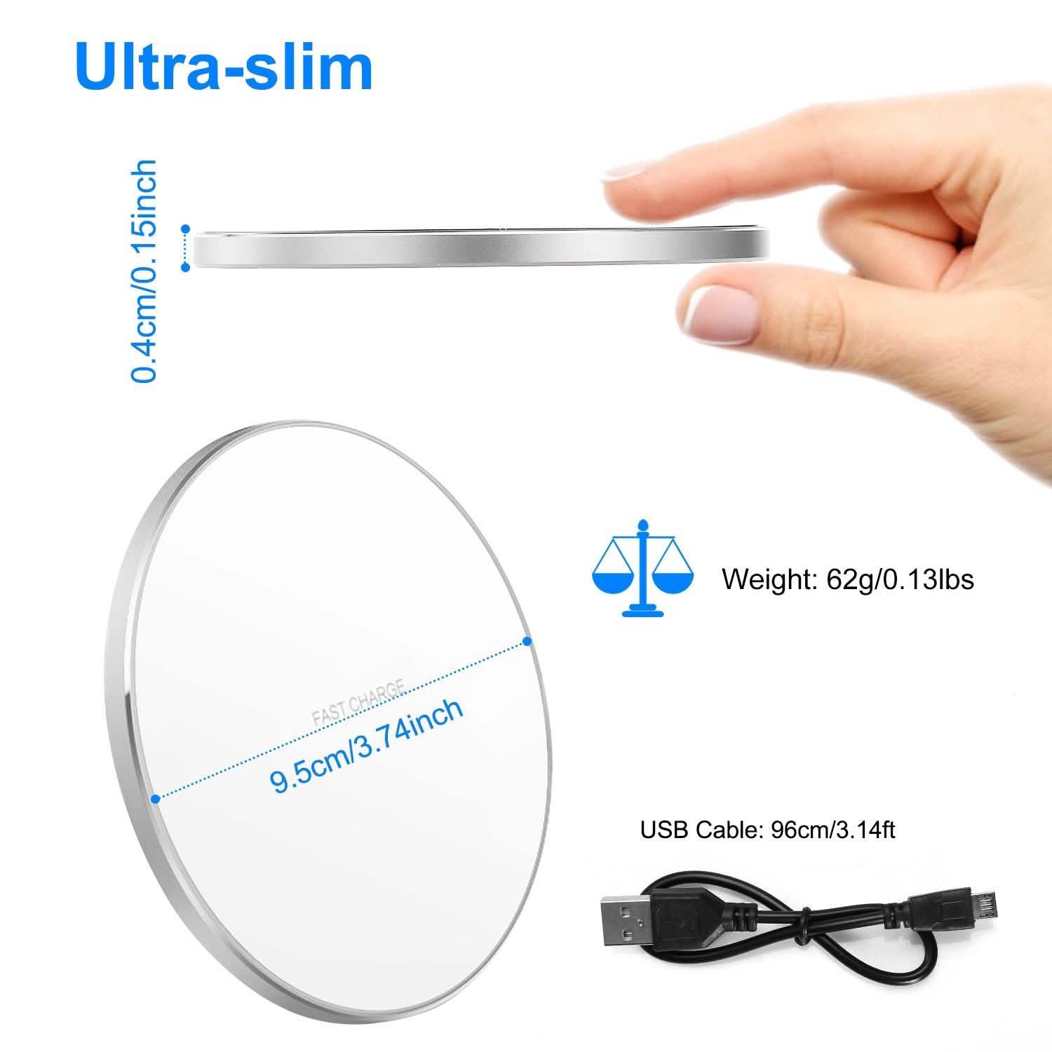 Qi Fast Wireless Charger 10W Charging Pads