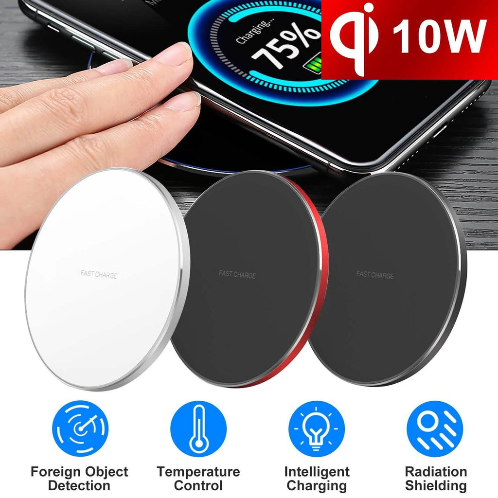 Qi Fast Wireless Charger 10W Charging Pads