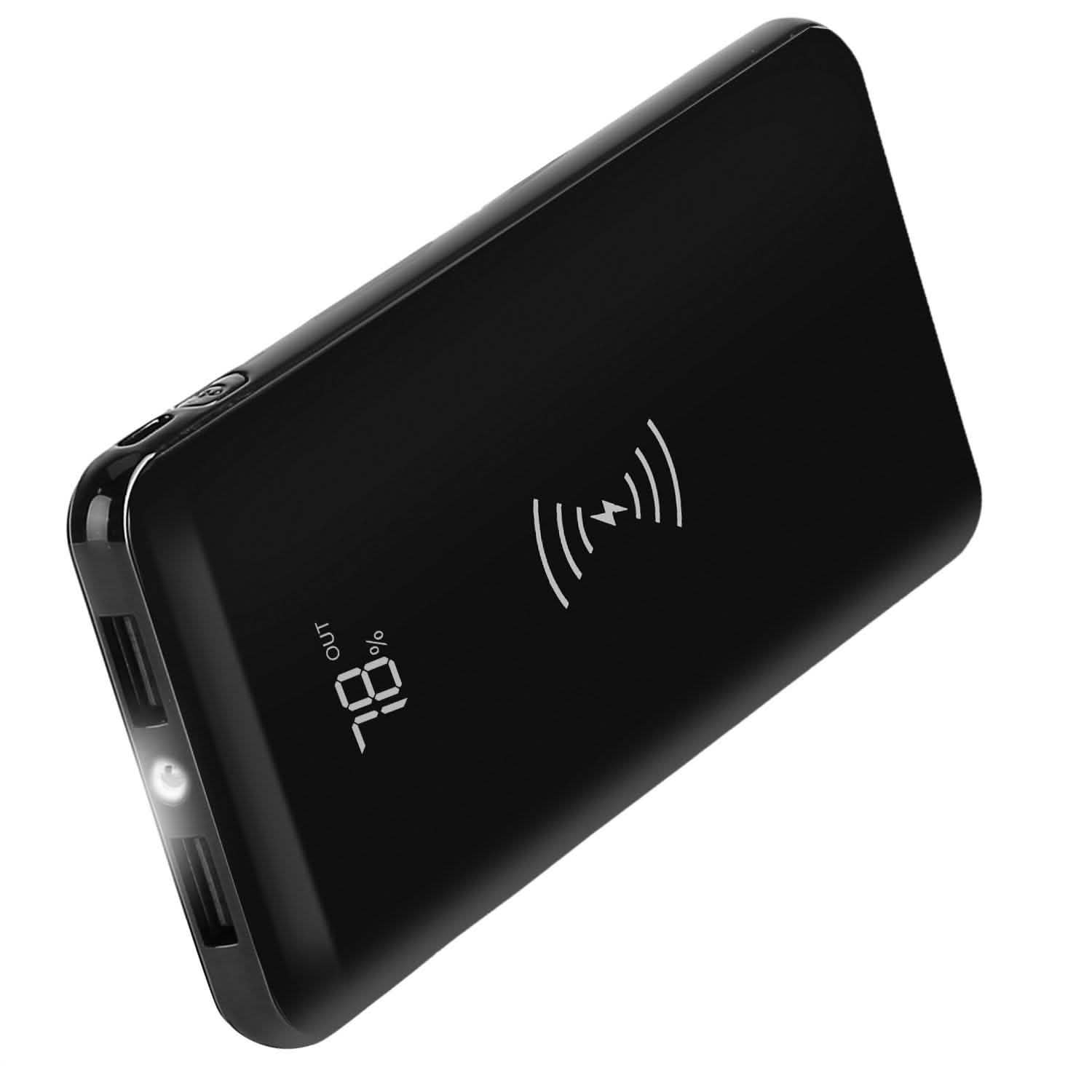 Qi Wireless Charging Station 10000mAh Power Bank