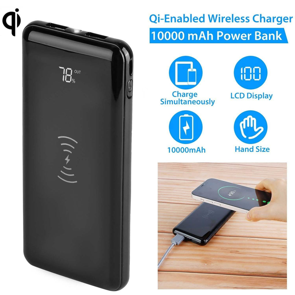 Qi Wireless Charging Station 10000mAh Power Bank